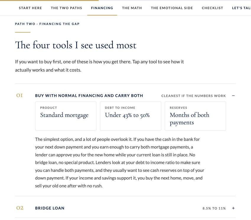 Guide page: the four tools I see used most